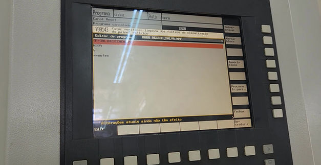 Executando Programa Online Siemens 810D - RGDNC-Wi